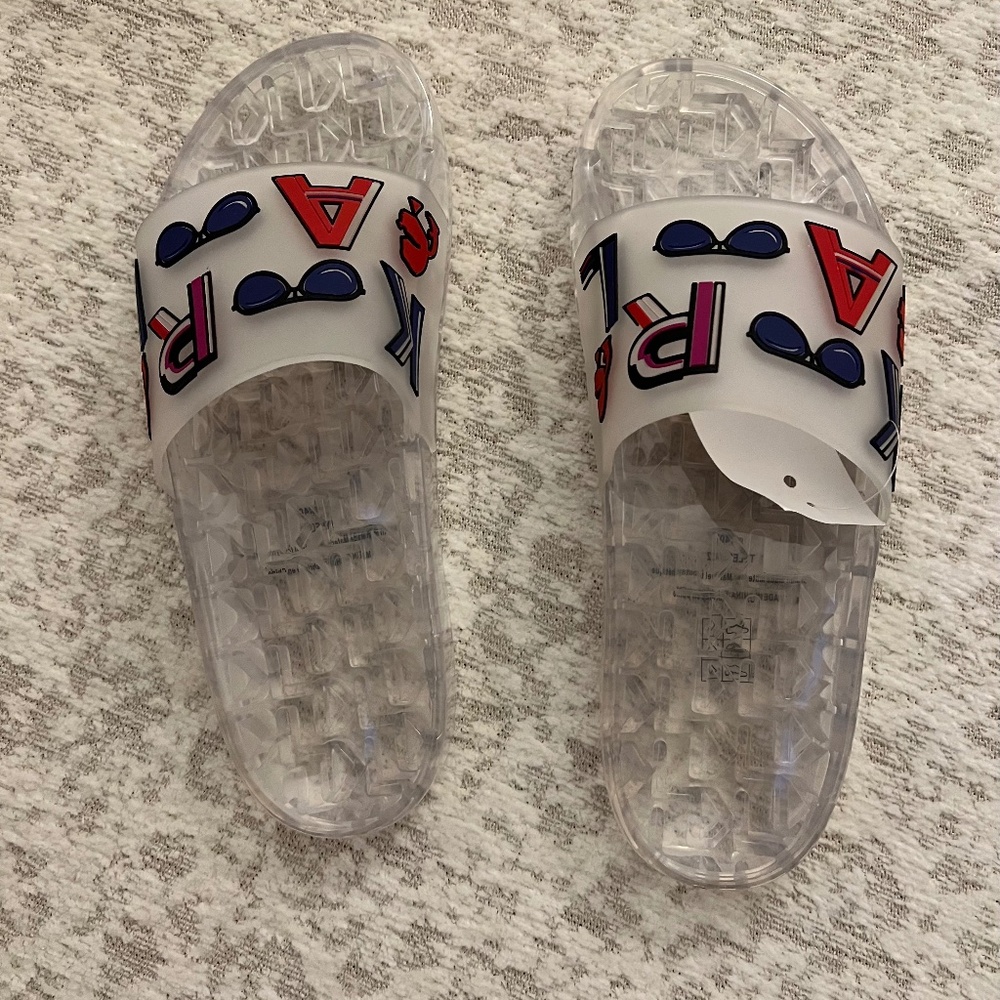 Karl Lagerfeld sliders NWOT